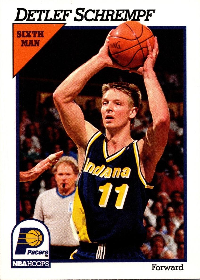 1991 Hoops Detlef Schrempf #87 card