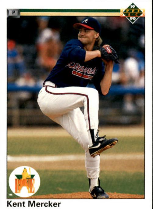 1990 Upper Deck Kent Mercker #63 card