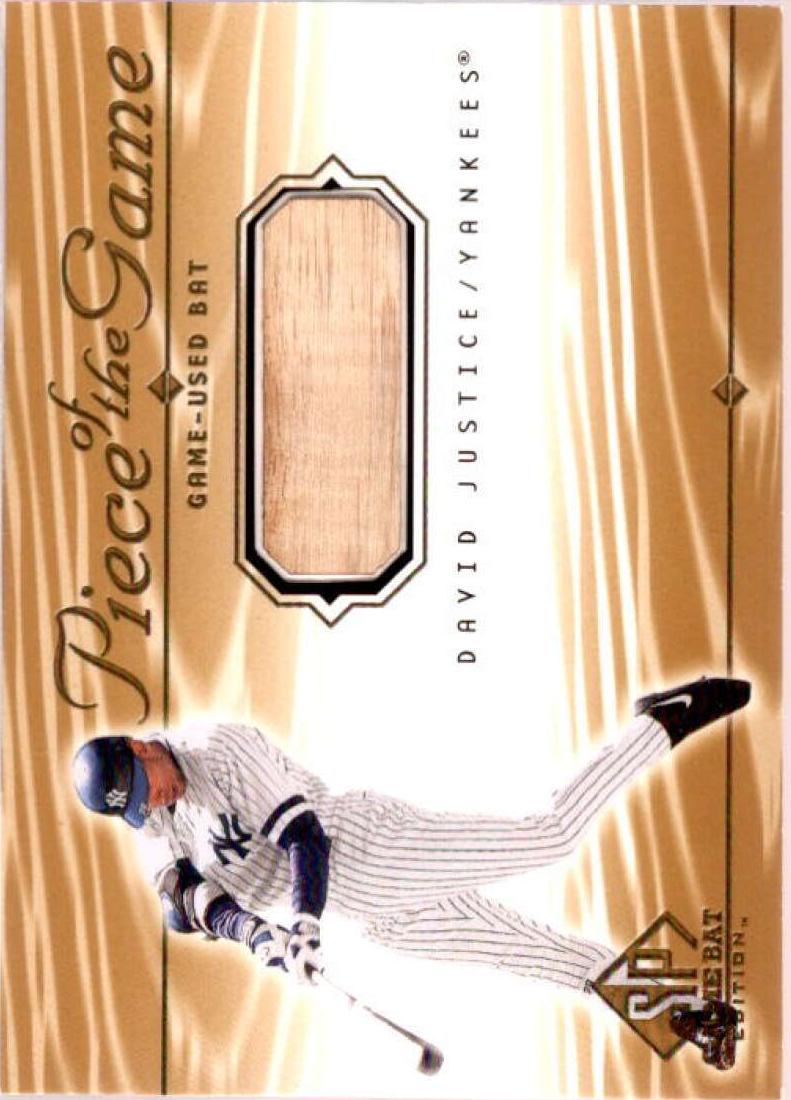 2001 David Justice #DJ