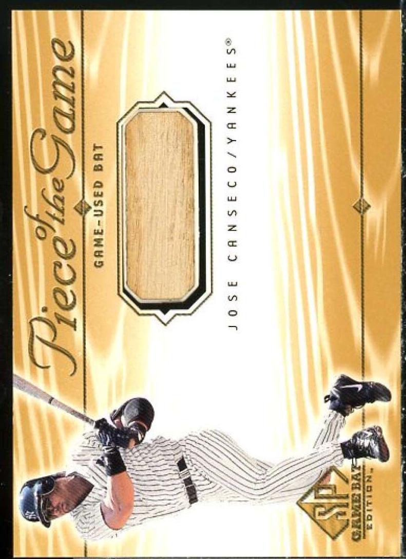 2001 Jose Canseco #JC