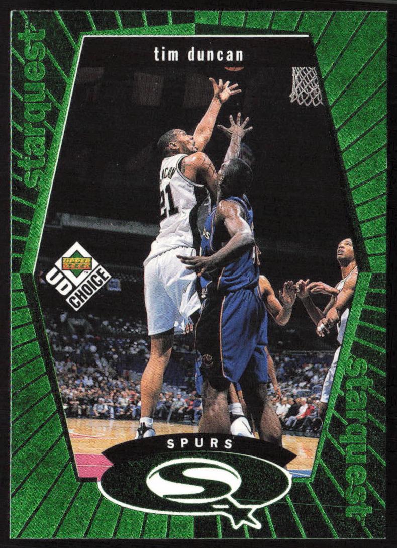 1998 Tim Duncan [Green] #SQ24