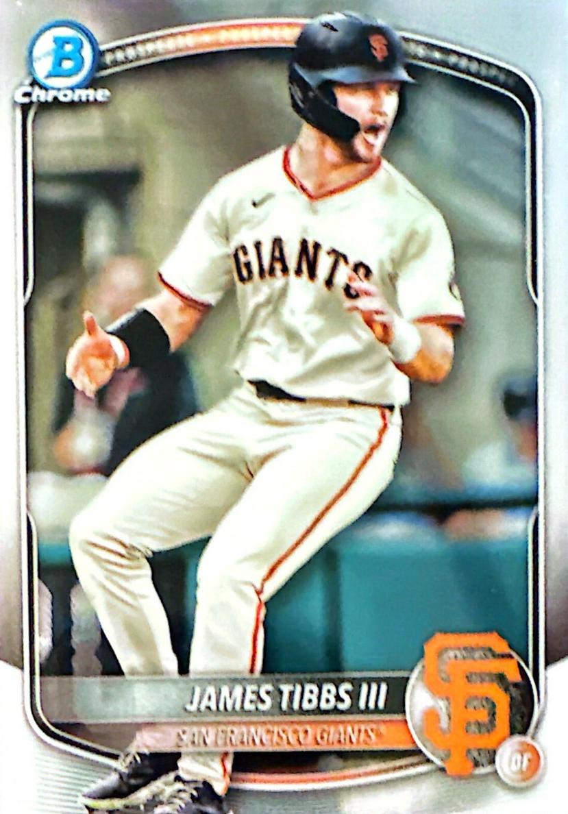 James Tibbs III 2025 Bowman Chrome Prospects card