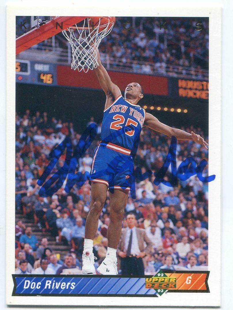 1992 Upper Deck Doc Rivers #413 card