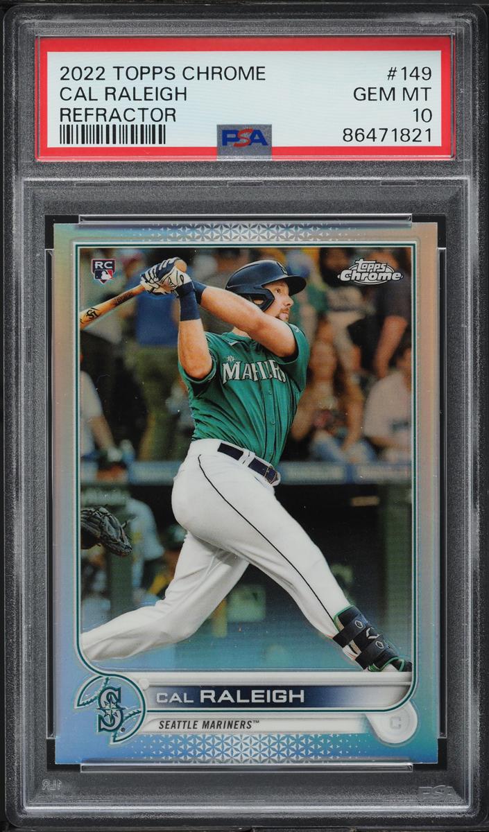 Cal Raleigh 2022 Topps Chrome Baseball Refractor