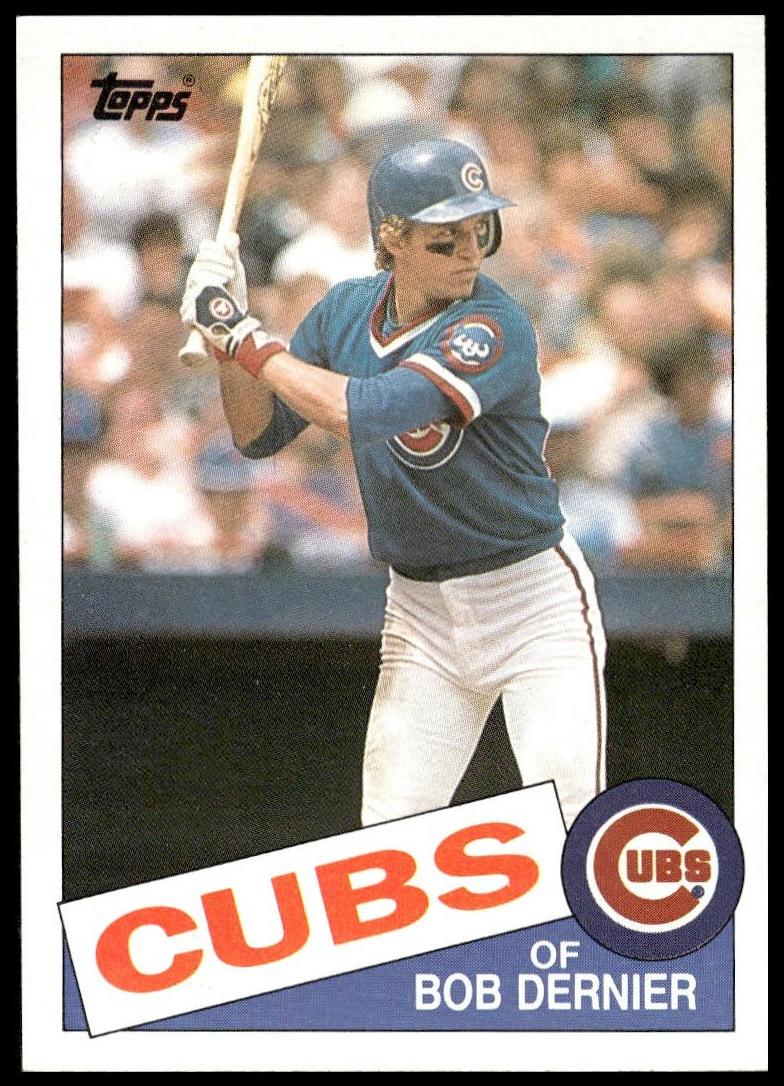 1985 Topps Bob Dernier #589 card