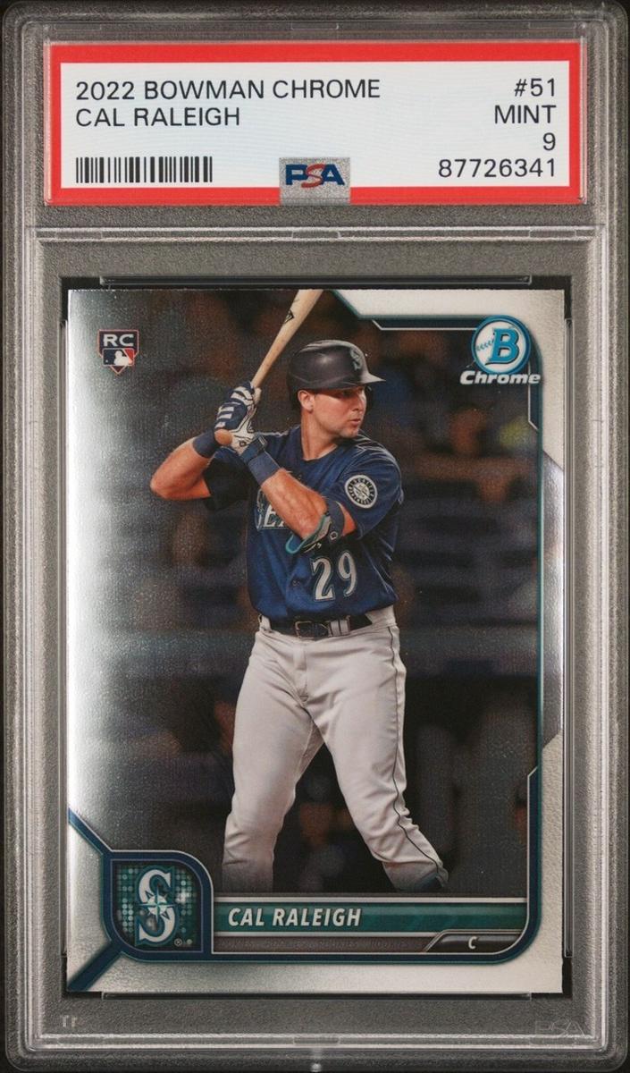 Cal Raleigh 2022 Bowman Chrome Baseball