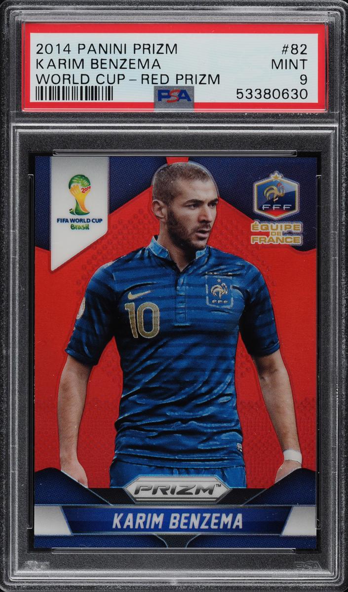 2014 Panini Prizm World Cup Karim Benzema [Red] #82 card
