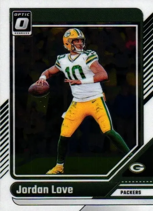 Jordan Love 2024 Donruss Optic Football card
