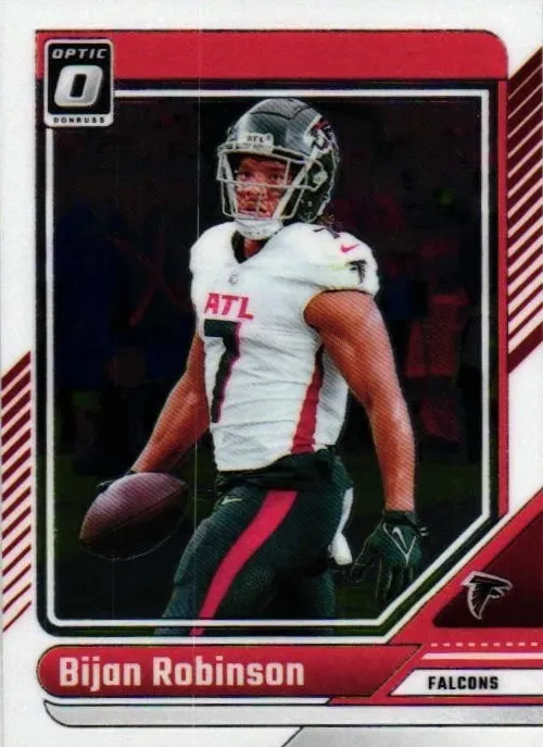 Bijan Robinson 2024 Donruss Optic Football card