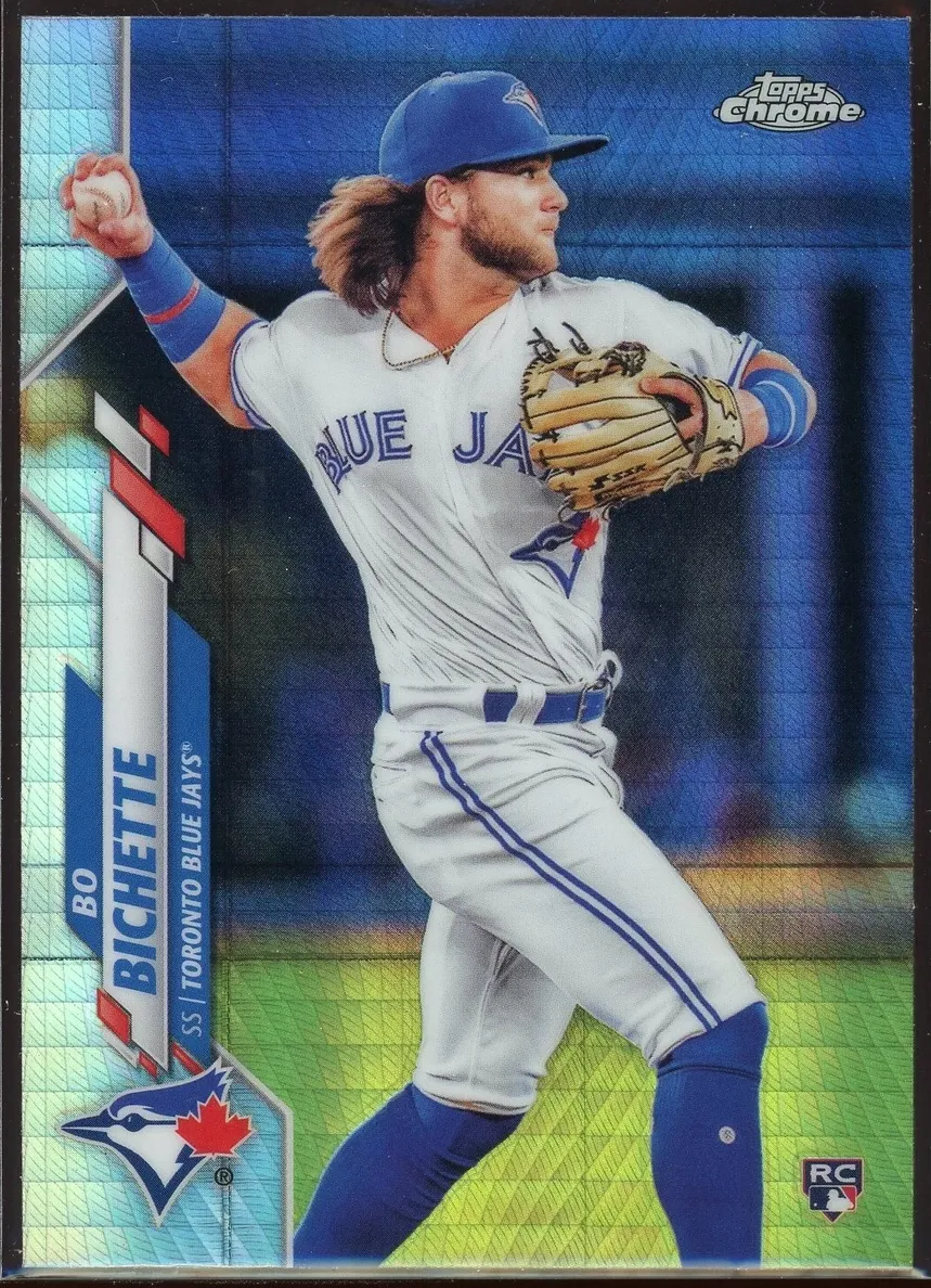 2020 Topps Chrome Bo Bichette [Prism Refractor] #150 card