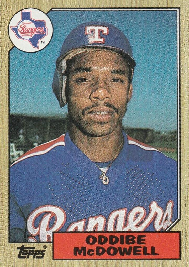 1987 Topps Oddibe McDowell #95 card