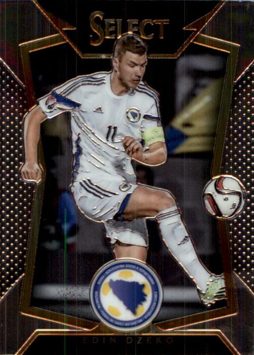 2015 Panini Select Edin Dzeko [Blue] #43 card