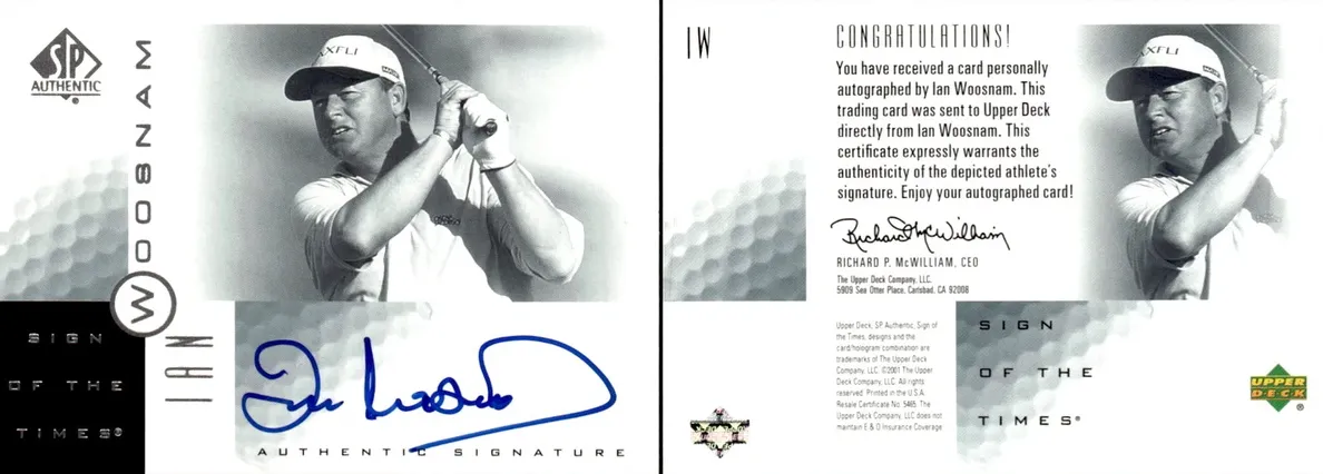 2001 Ian Woosnam #IW