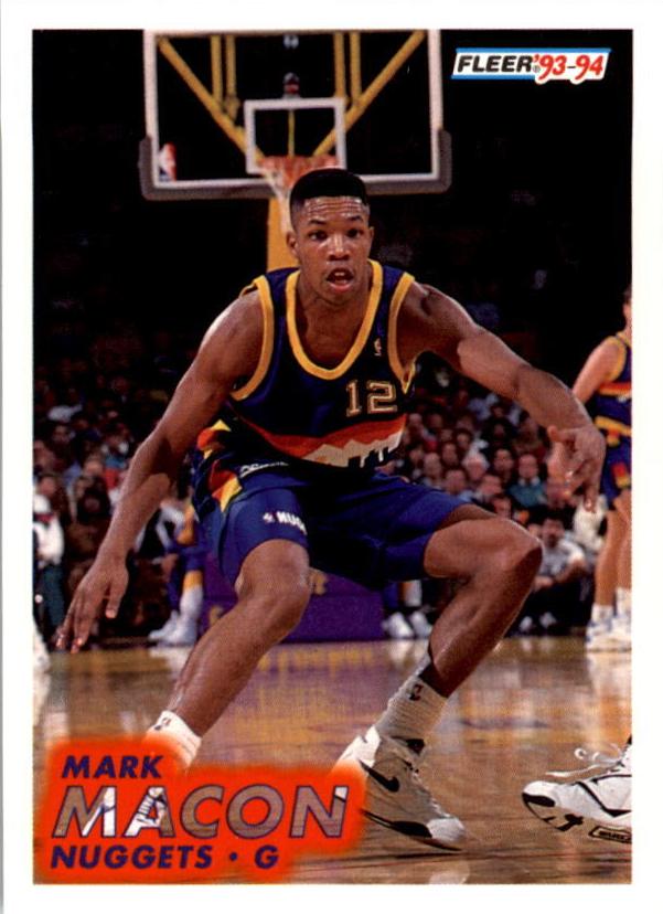 1993 Fleer Mark Macon #53 card