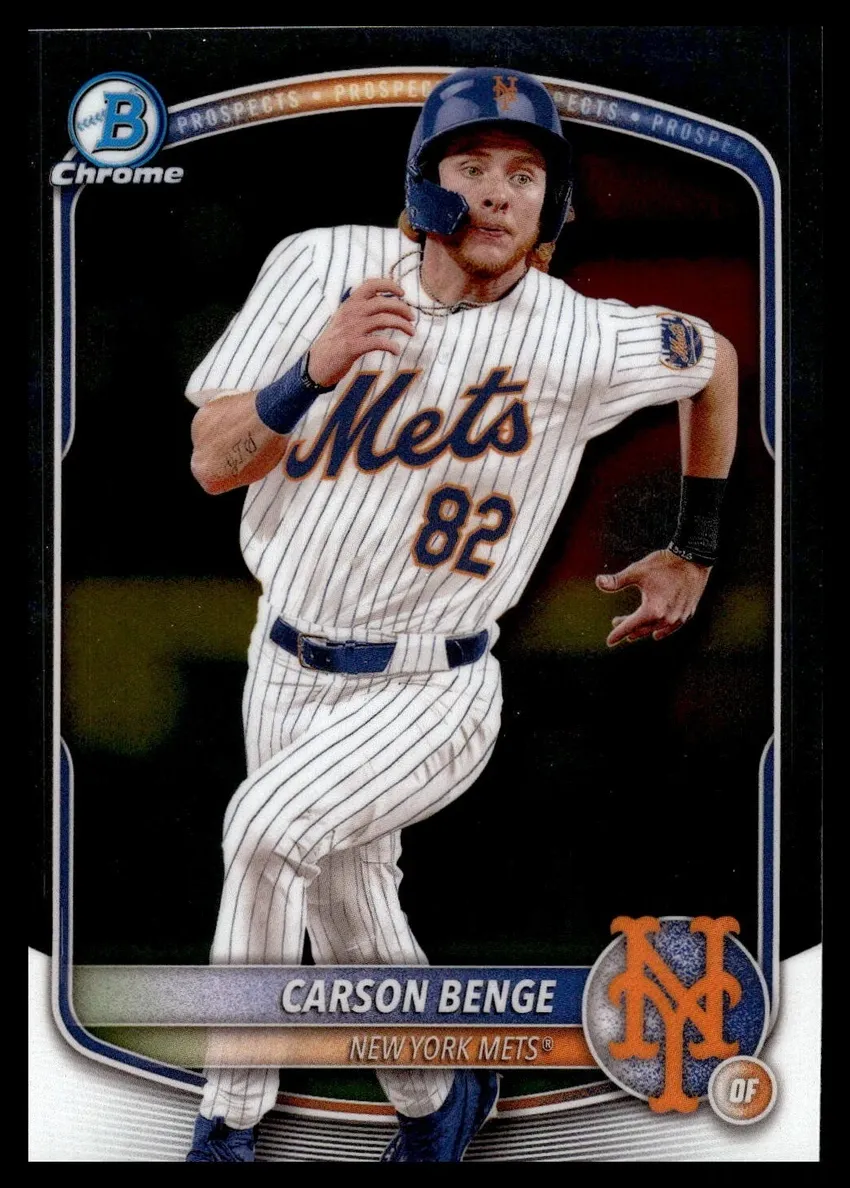 Carson Benge 2025 Bowman Chrome Prospects card