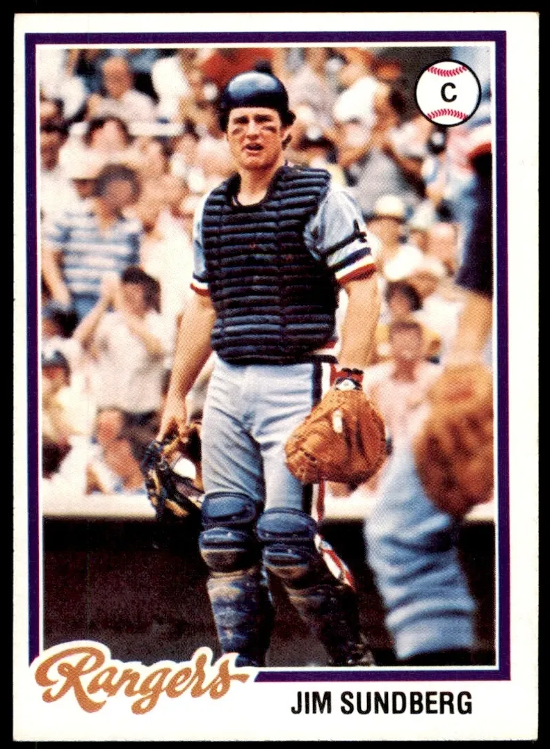 1978 Topps Jim Sundberg #492 card
