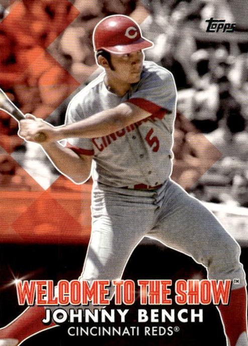 2022 Topps Johnny Bench #WTTS-44 card