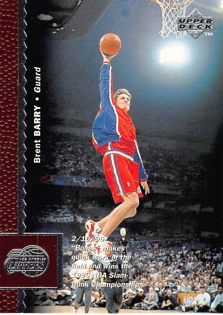 1996 Upper Deck Brent Barry #53 card