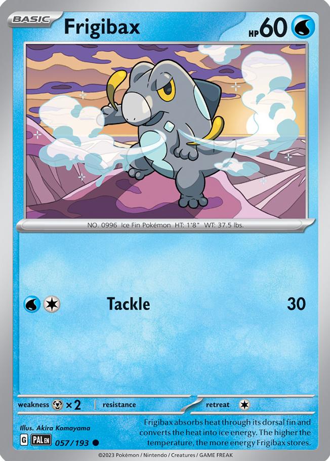 Frigibax 2023 Pokemon Scarlet & Violet Paldea Evolved