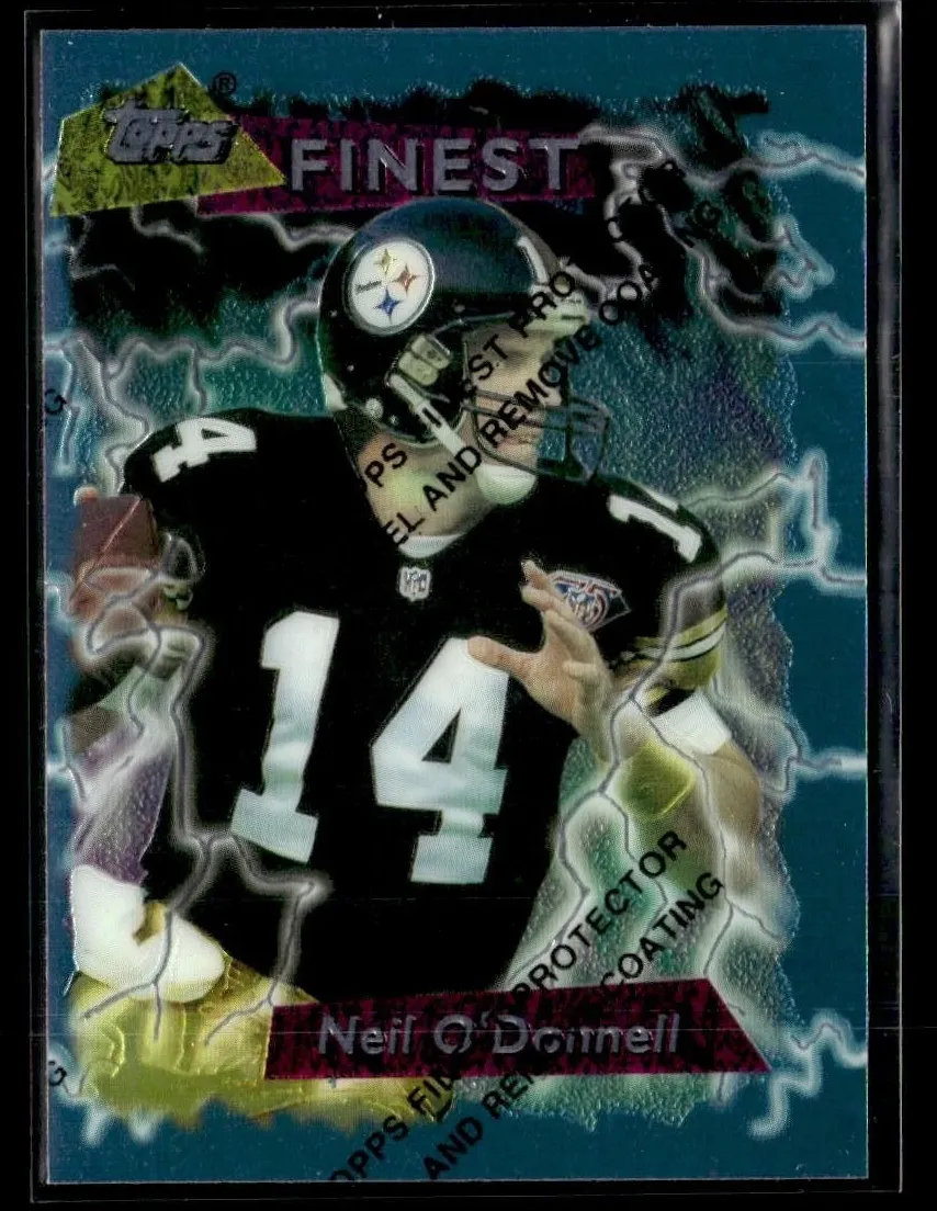1995 Topps Finest Neil O'Donnell #108 card