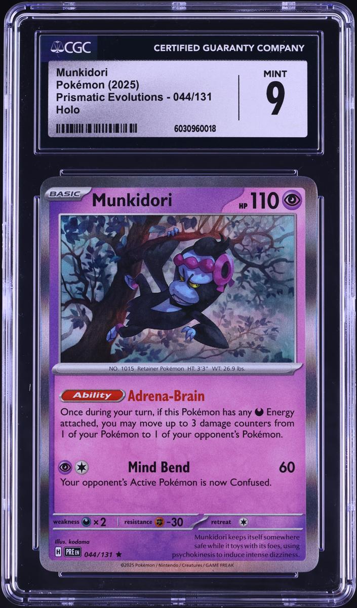 Munkidori 2025 Pokemon Scarlet & Violet Prismatic Evolutions