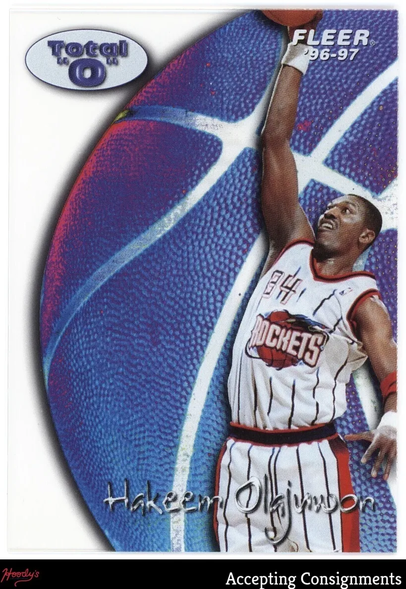 1996 Fleer Total O Hakeem Olajuwon #8 card