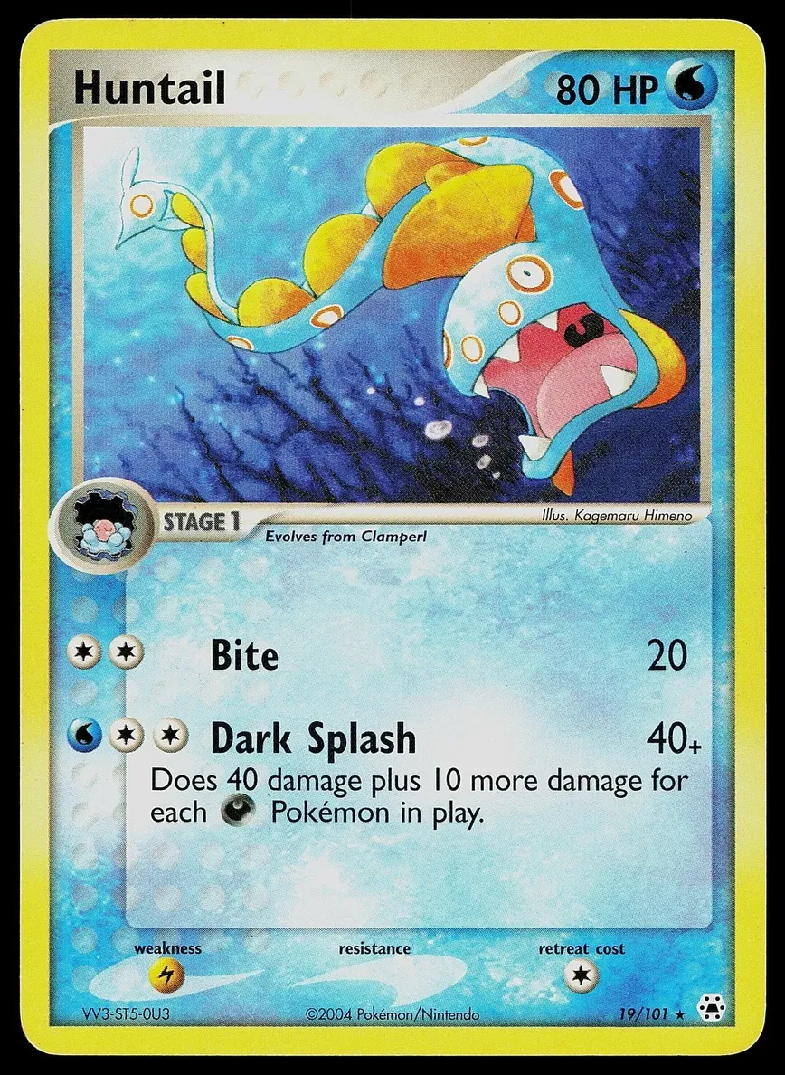 Huntail 2004 Pokemon EX Hidden Legends