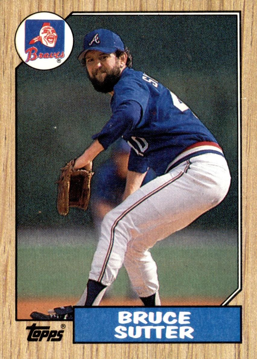 1987 Topps Bruce Sutter #435 card