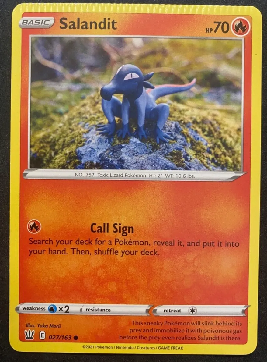 Salandit 2021 Pokemon Battle Styles