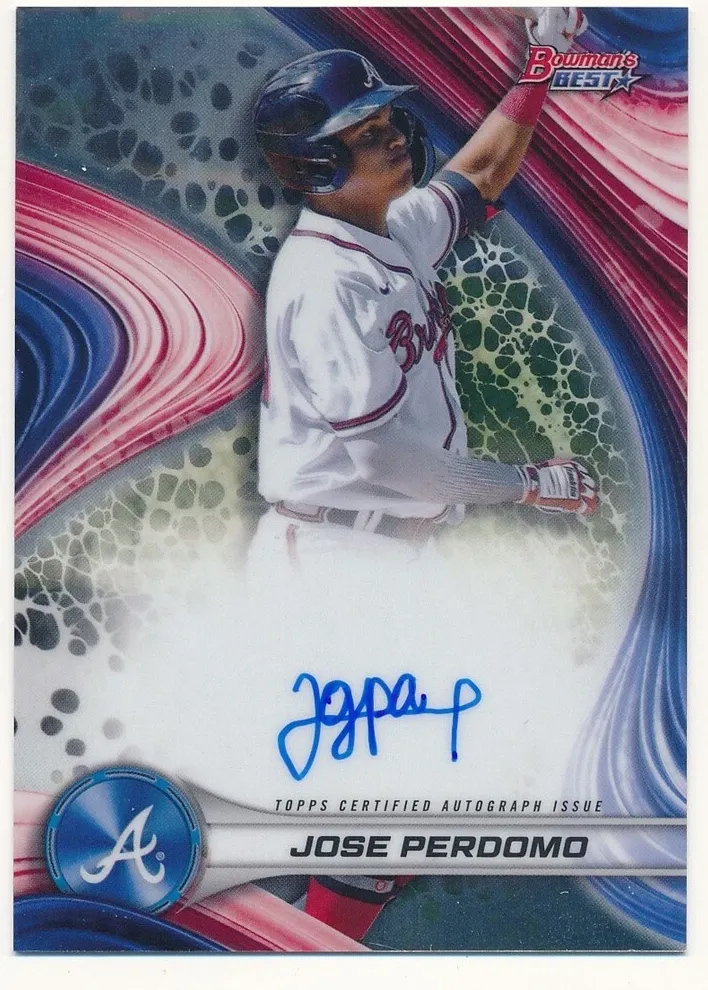 2024 Bowman's Best Jose Perdomo #B24-JP card