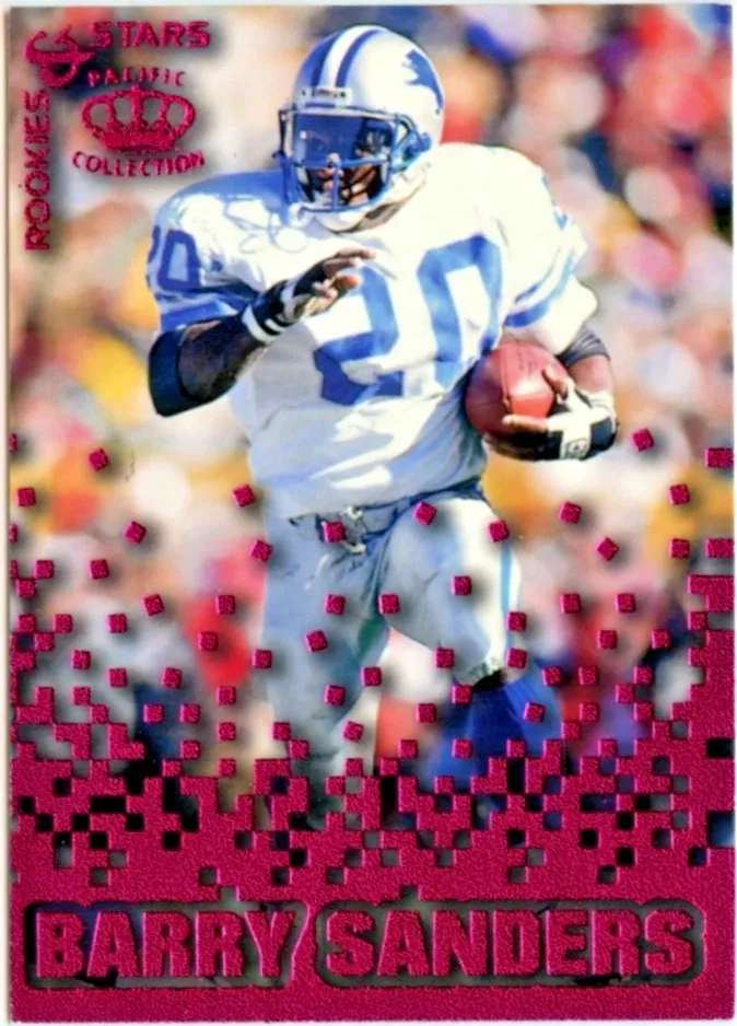 1995 Barry Sanders [Raspberry] #RS-14