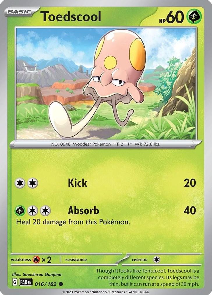 Toedscool 2023 Pokemon Scarlet & Violet Paradox Rift