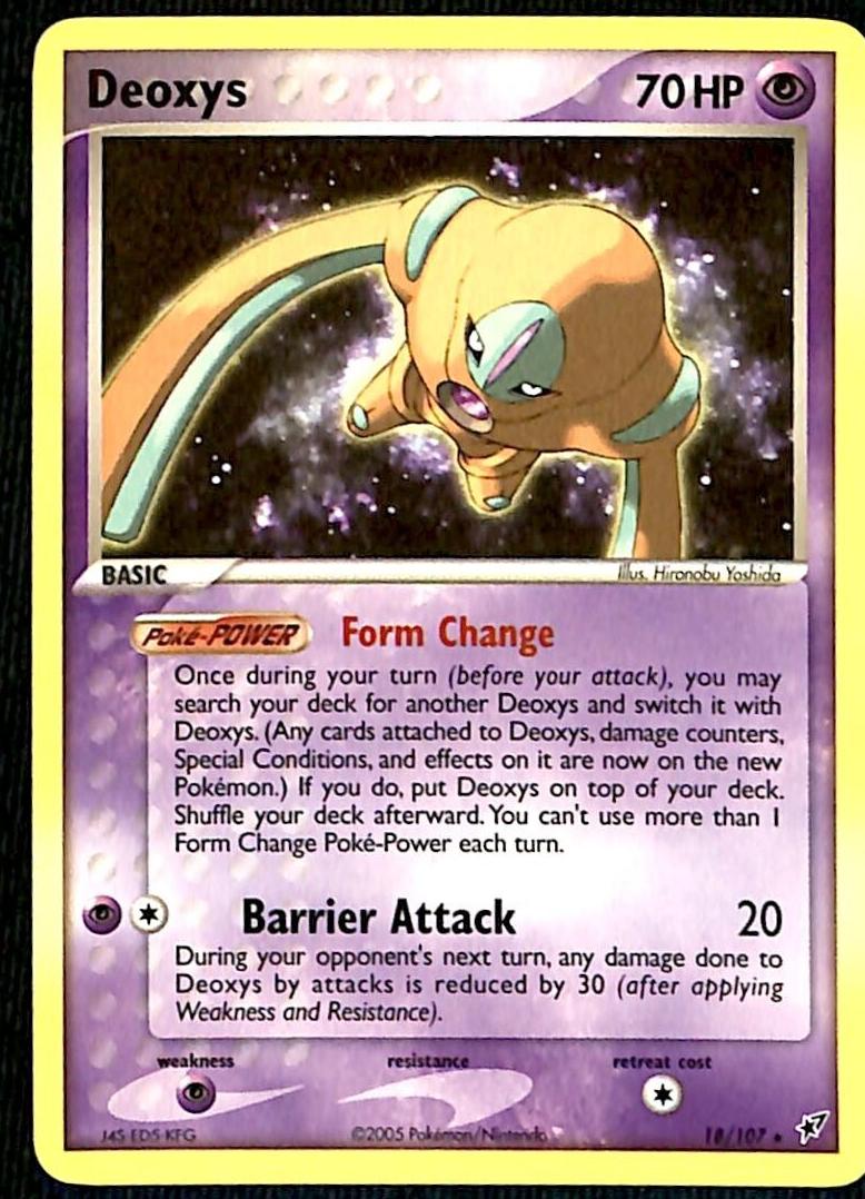 Deoxys 2005 Pokemon EX Deoxys
