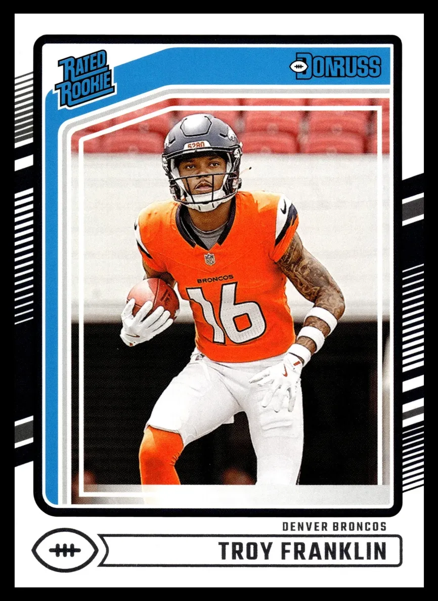 Troy Franklin 2024 Donruss Football card