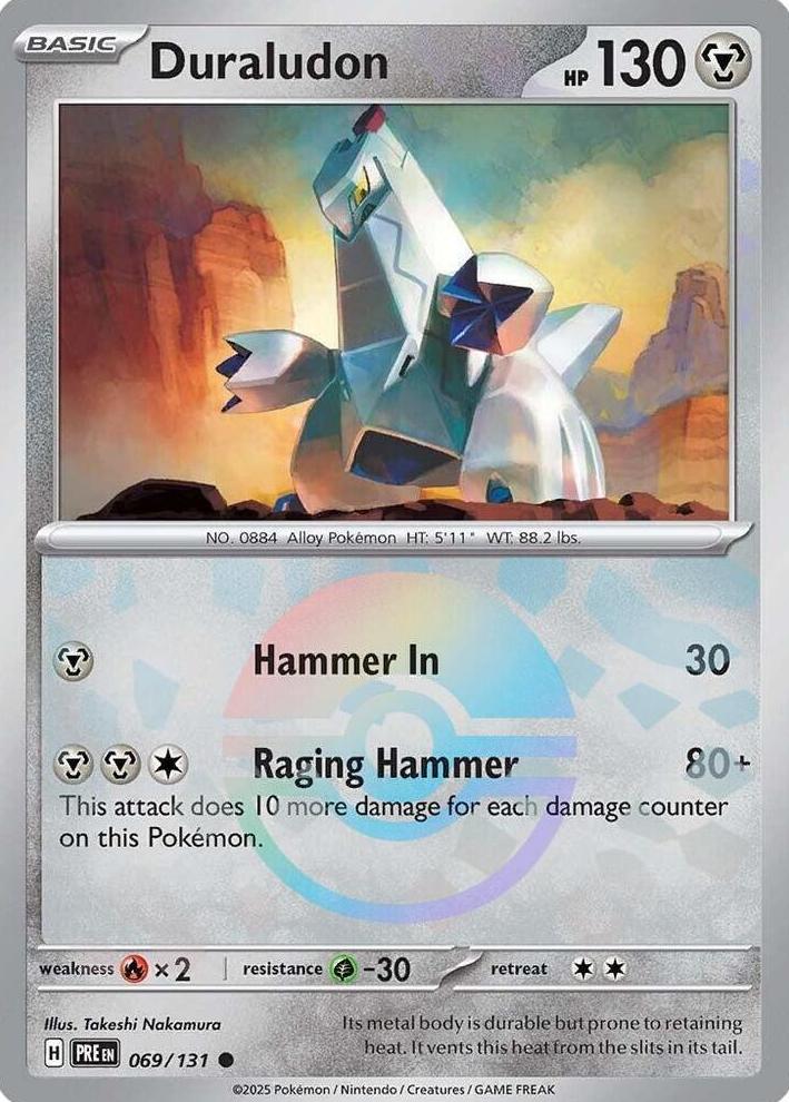 Duraludon 2025 Pokemon Scarlet & Violet Prismatic Evolutions