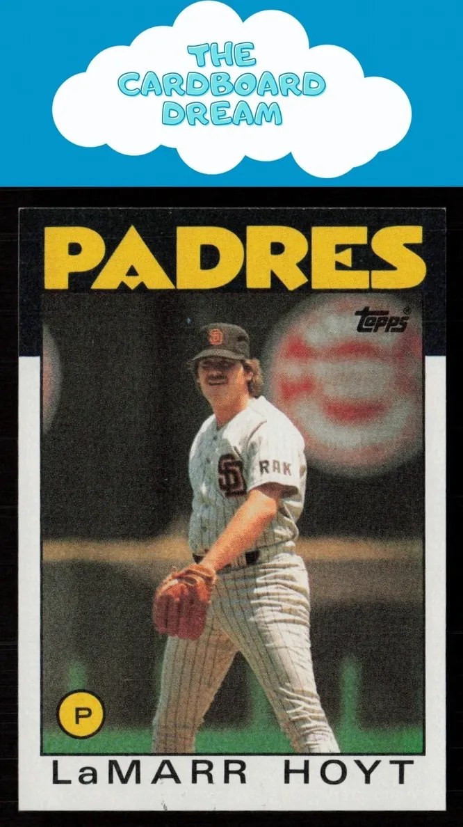 1986 Topps LaMarr Hoyt #380 card