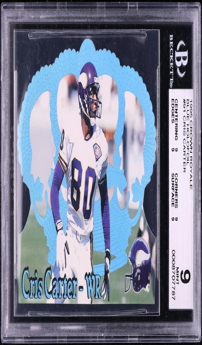 1995 Cris Carter [Blue Holofoil] #91