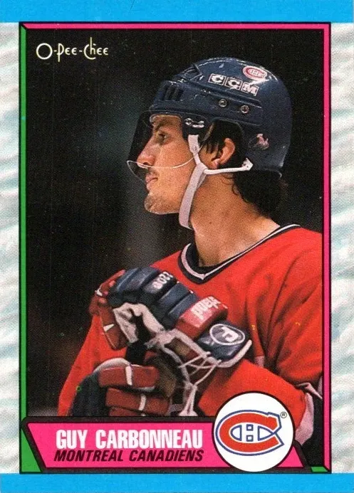 1989 O-Pee-Chee Guy Carbonneau #53 card