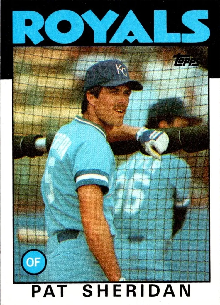 1986 Topps Pat Sheridan #743 card