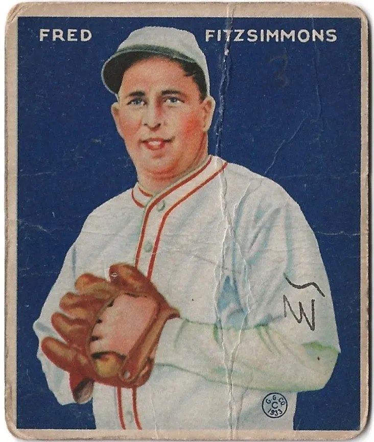 1933 Fred Fitzsimmons #235