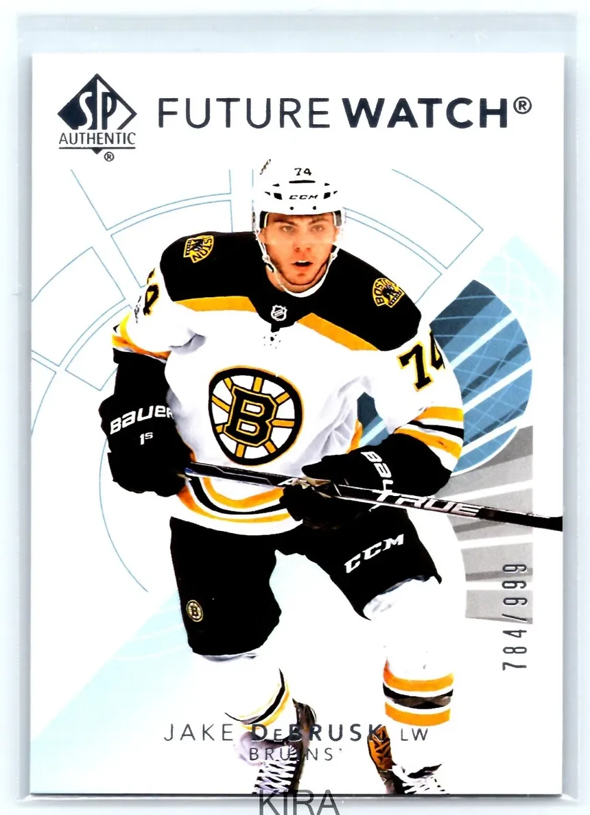 2017 SP Authentic Jake DeBrusk #155 card