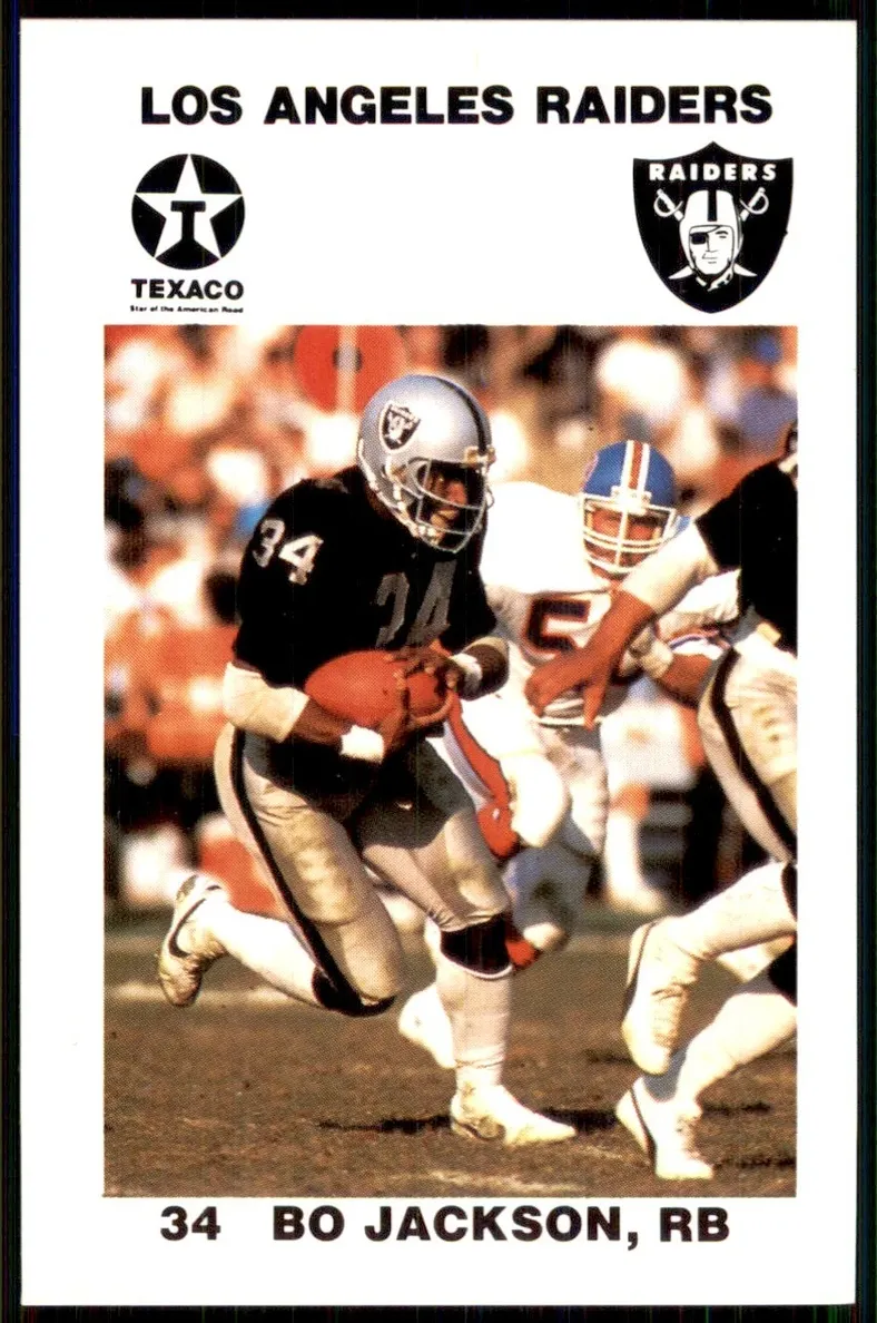 1988 Raiders Police Bo Jackson #9 card