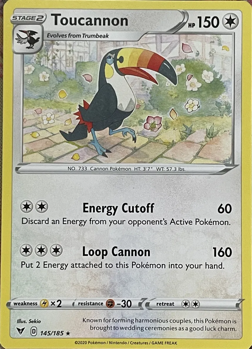 Toucannon 2020 Pokemon Vivid Voltage