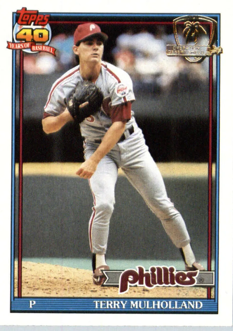 1991 Topps Terry Mulholland #413 card