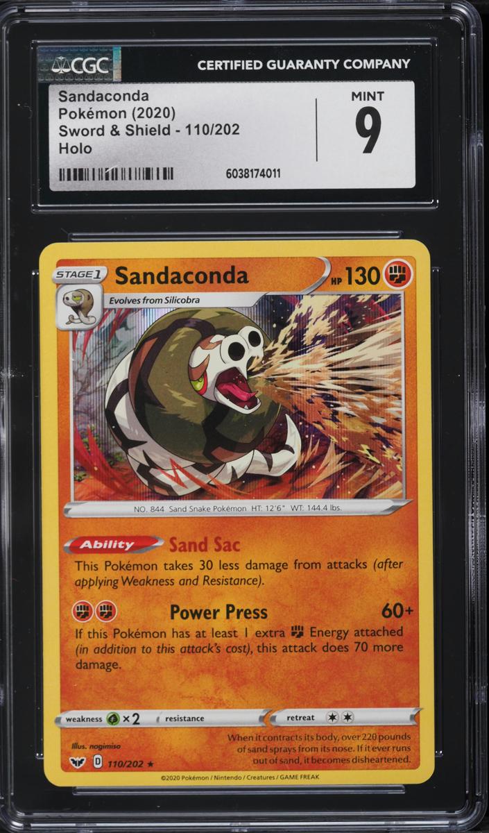 Sandaconda Holo 2020 Pokemon Sword & Shield