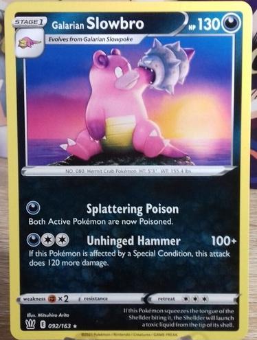 Galarian Slowbro 2021 Pokemon Battle Styles