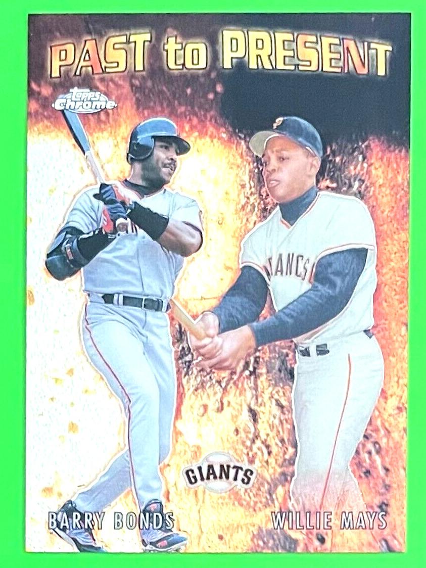 2001 Willie Mays / Barry Bonds #PTP4