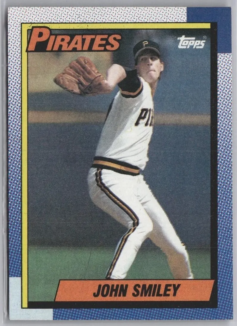 1990 Topps John Smiley #568 card