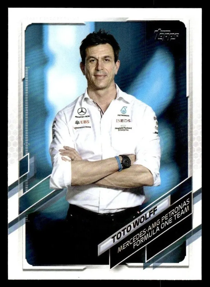 2021 Toto Wolff [Aqua] #81