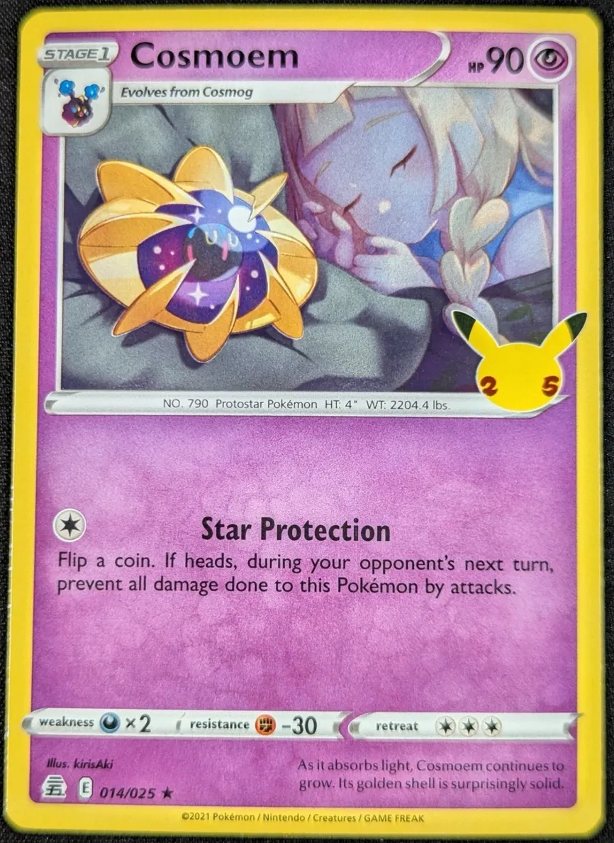 2021 Pokemon Celebrations #014 Cosmoem front
